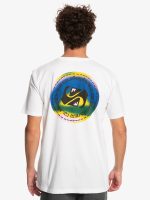 Quiksilver Erkek Beyaz Color Flow Pamuklu Grafik Baskılı T-Shirt Eqyzt07229 - Görsel 5