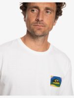 Quiksilver Erkek Beyaz Color Flow Pamuklu Grafik Baskılı T-Shirt Eqyzt07229 - Görsel 6