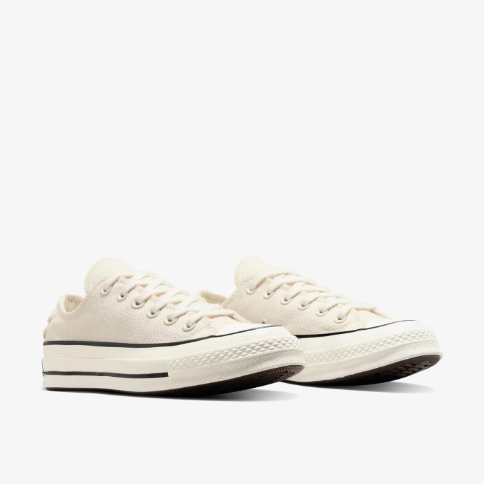 Converse Chuck 70 Crafted Laces Unisex Krem Sneaker - Görsel 2