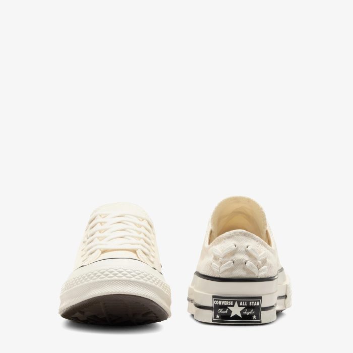 Converse Chuck 70 Crafted Laces Unisex Krem Sneaker - Görsel 3