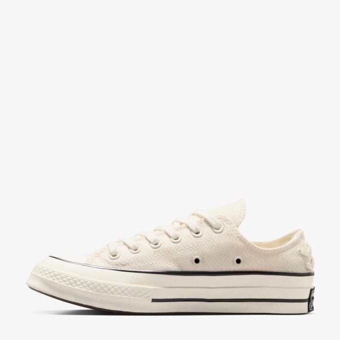 Converse Chuck 70 Crafted Laces Unisex Krem Sneaker - Görsel 4