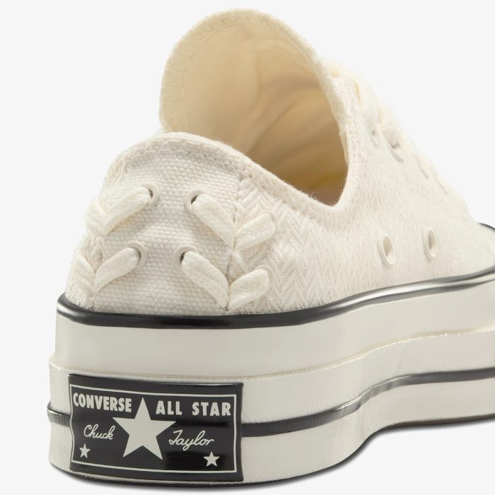 Converse Chuck 70 Crafted Laces Unisex Krem Sneaker - Görsel 8