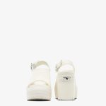 Converse Chuck 70 De Luxe Heel Unisex Krem Platform Sandalet - Görsel 5
