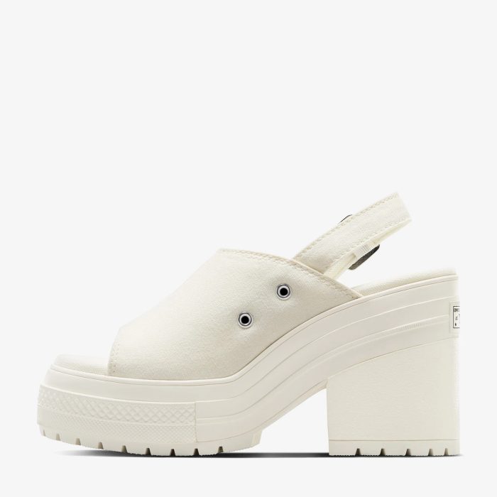 Converse Chuck 70 De Luxe Heel Unisex Krem Platform Sandalet - Görsel 6