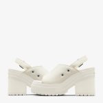 Converse Chuck 70 De Luxe Heel Unisex Krem Platform Sandalet - Görsel 8