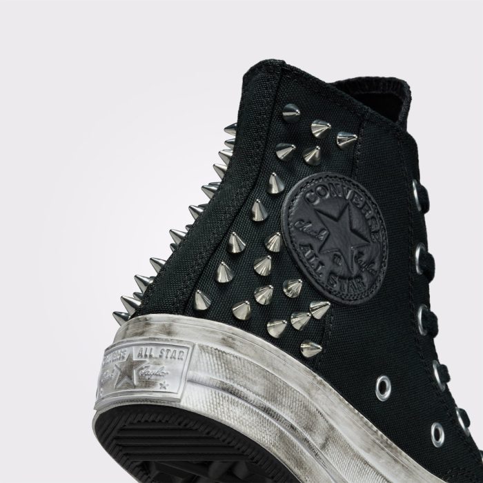 Converse Chuck 70 Studded Kadın Siyah Sneaker - Görsel 3