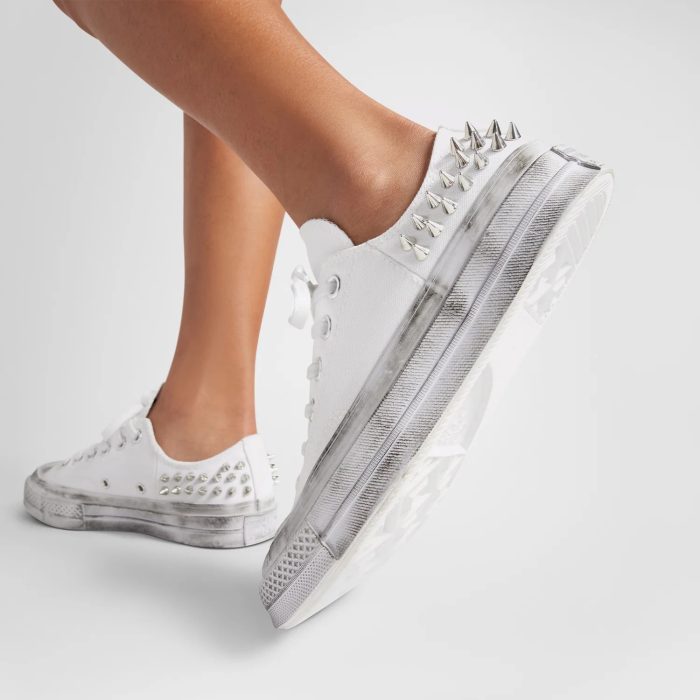 Converse Chuck 70 Studded Unisex Beyaz Sneaker - Görsel 3