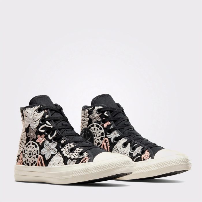 Converse Chuck Taylor All Star Butterflies Unisex Siyah Sneaker - Görsel 2
