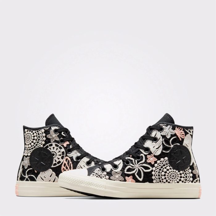 Converse Chuck Taylor All Star Butterflies Unisex Siyah Sneaker - Görsel 5