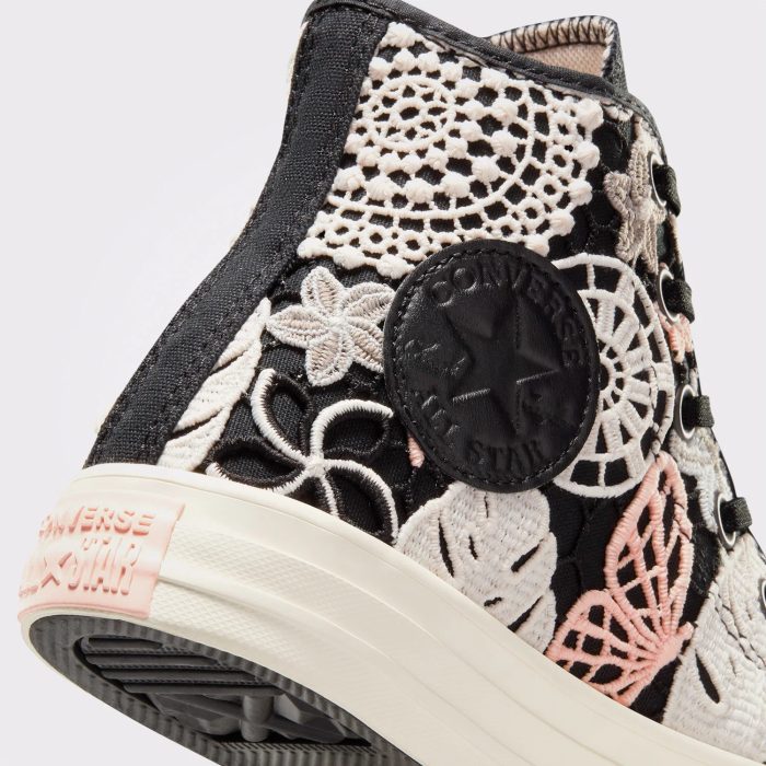 Converse Chuck Taylor All Star Butterflies Unisex Siyah Sneaker - Görsel 6
