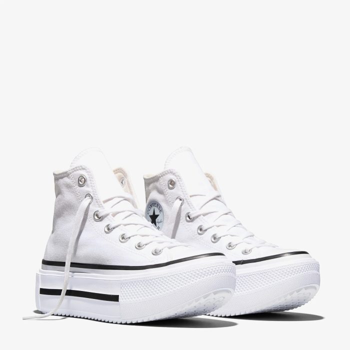 Converse Chuck Taylor All Star Lift Double Stack Unisex Beyaz Sneaker - Görsel 2