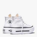 Converse Chuck Taylor All Star Lift Double Stack Unisex Beyaz Sneaker - Görsel 3