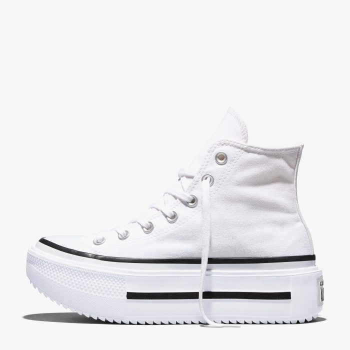 Converse Chuck Taylor All Star Lift Double Stack Unisex Beyaz Sneaker - Görsel 4