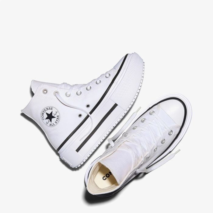 Converse Chuck Taylor All Star Lift Double Stack Unisex Beyaz Sneaker - Görsel 5