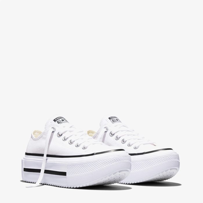 Converse Chuck Taylor All Star Lift Double Stack Unisex Beyaz Sneaker - Görsel 2