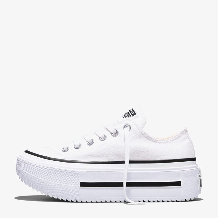 Converse Chuck Taylor All Star Lift Double Stack Unisex Beyaz Sneaker - Görsel 4