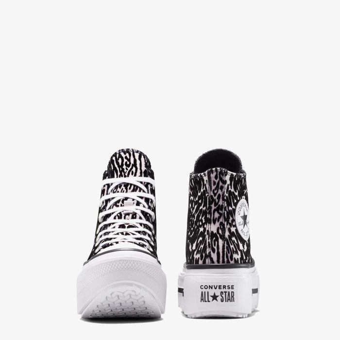 Converse Chuck Taylor All Star Lift Double Stack Unisex Siyah Sneaker - Görsel 4