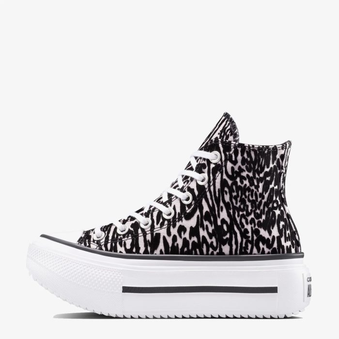 Converse Chuck Taylor All Star Lift Double Stack Unisex Siyah Sneaker - Görsel 5