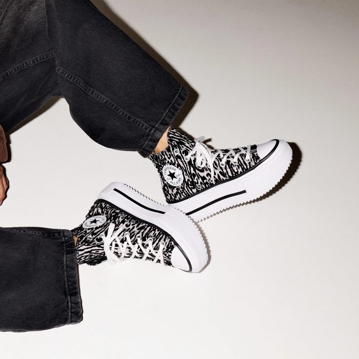 Converse Chuck Taylor All Star Lift Double Stack Unisex Siyah Sneaker - Görsel 8