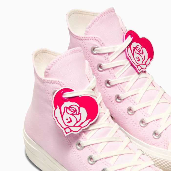 Converse Chuck Taylor All Star Lift Hearts Unisex Pembe Platform Sneaker - Görsel 10