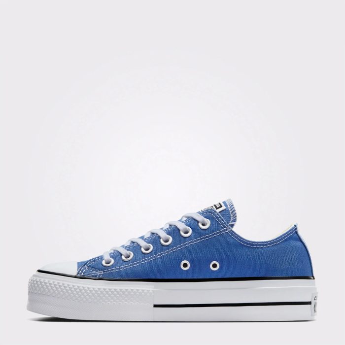 Converse Chuck Taylor All Star Lift Kadın Mavi Platform Sneaker - Görsel 4