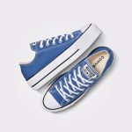 Converse Chuck Taylor All Star Lift Kadın Mavi Platform Sneaker - Görsel 5