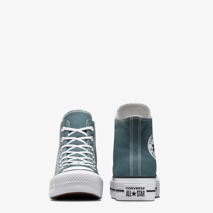 Converse Chuck Taylor All Star Lift Kadın Yeşil Platform Sneaker - Görsel 3