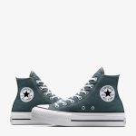Converse Chuck Taylor All Star Lift Kadın Yeşil Platform Sneaker - Görsel 6