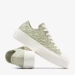 Converse Chuck Taylor All Star Lıft Kadın Yeşil Sneaker - Görsel 6
