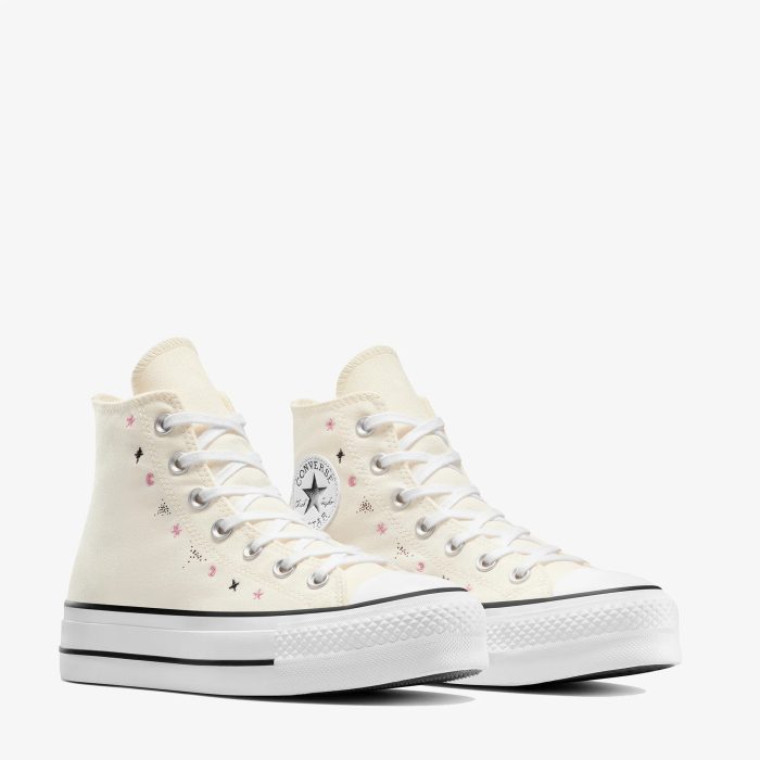 Converse Chuck Taylor All Star Lift Platform Celestial Kadın Krem Sneaker - Görsel 3