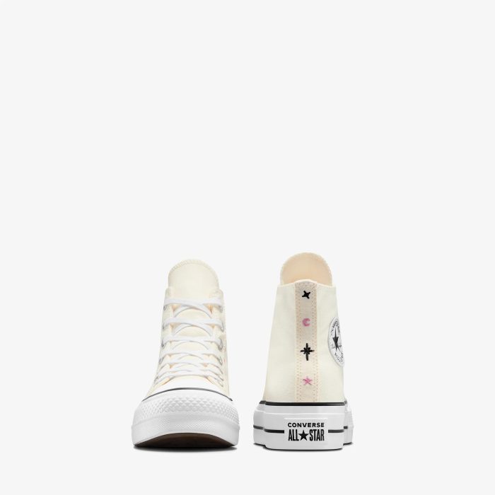 Converse Chuck Taylor All Star Lift Platform Celestial Kadın Krem Sneaker - Görsel 4