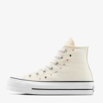Converse Chuck Taylor All Star Lift Platform Celestial Kadın Krem Sneaker - Görsel 5