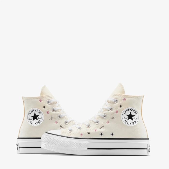 Converse Chuck Taylor All Star Lift Platform Celestial Kadın Krem Sneaker - Görsel 6