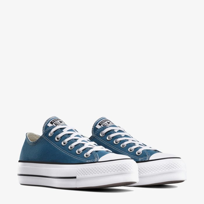 Converse Chuck Taylor All Star Lift Platform Kadın Mavi Sneaker - Görsel 2