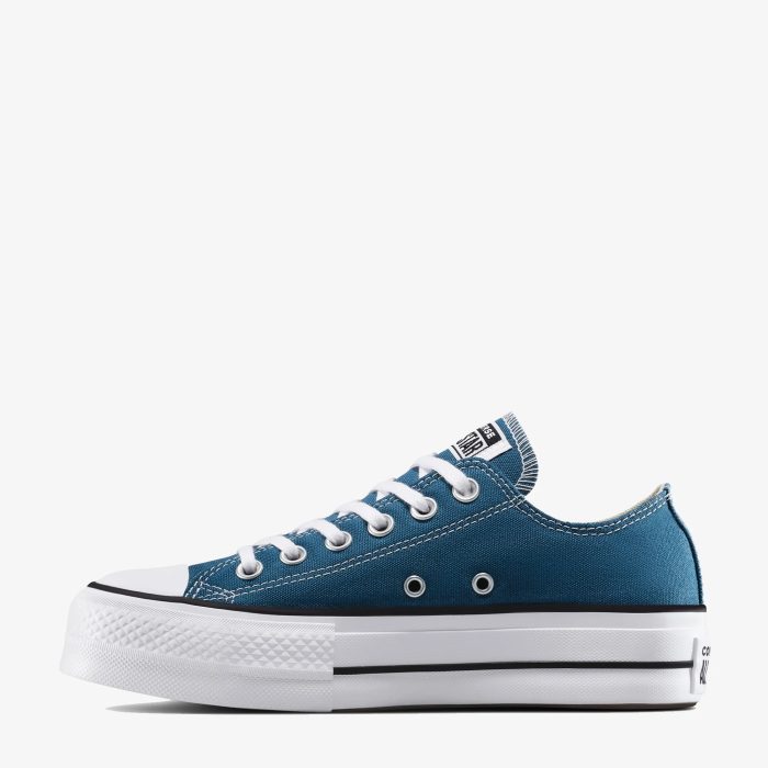 Converse Chuck Taylor All Star Lift Platform Kadın Mavi Sneaker - Görsel 4