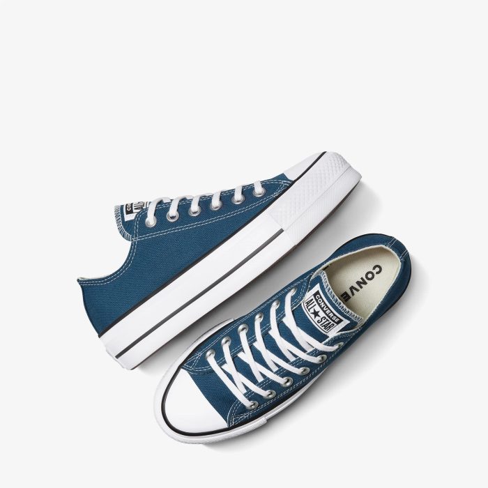 Converse Chuck Taylor All Star Lift Platform Kadın Mavi Sneaker - Görsel 5