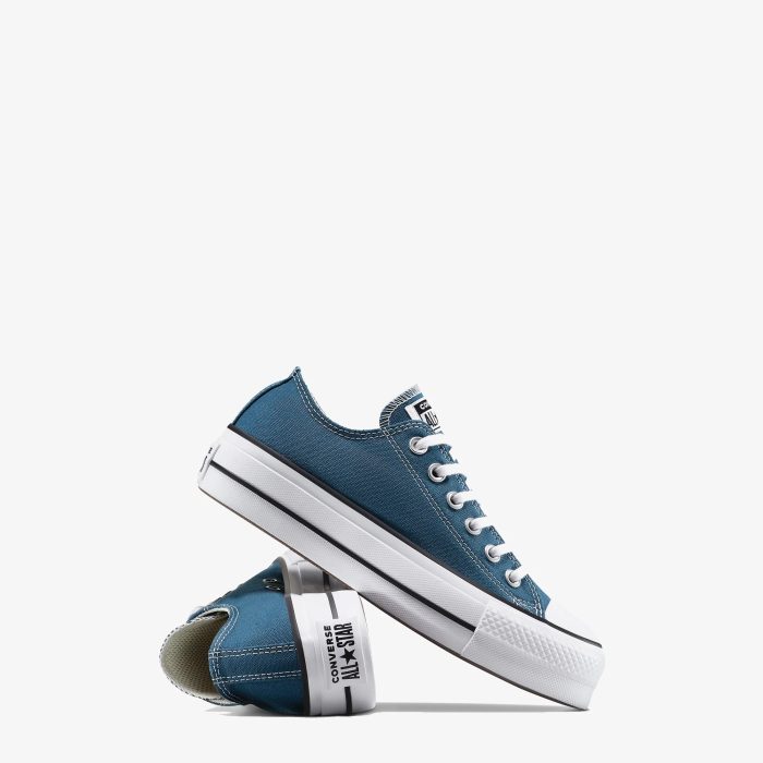 Converse Chuck Taylor All Star Lift Platform Kadın Mavi Sneaker - Görsel 7