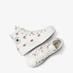Converse Chuck Taylor All Star Lift Rose Cross Stitch Kadın Beyaz Platform Sneaker - Görsel 3