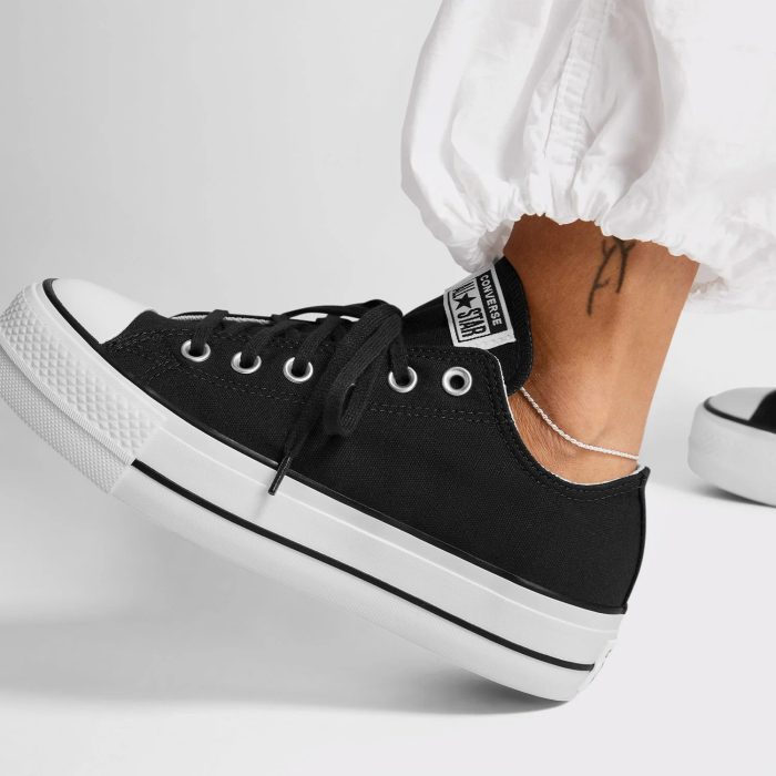 Converse Chuck Taylor All Star Lift Wide Unisex Siyah Sneaker - Görsel 7