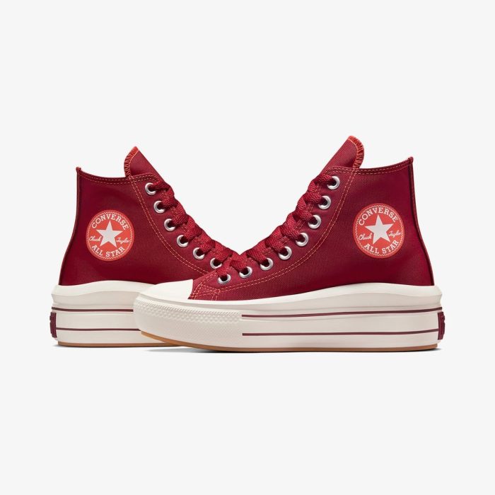 Converse Chuck Taylor All Star Move KIRMIZI - Görsel 4
