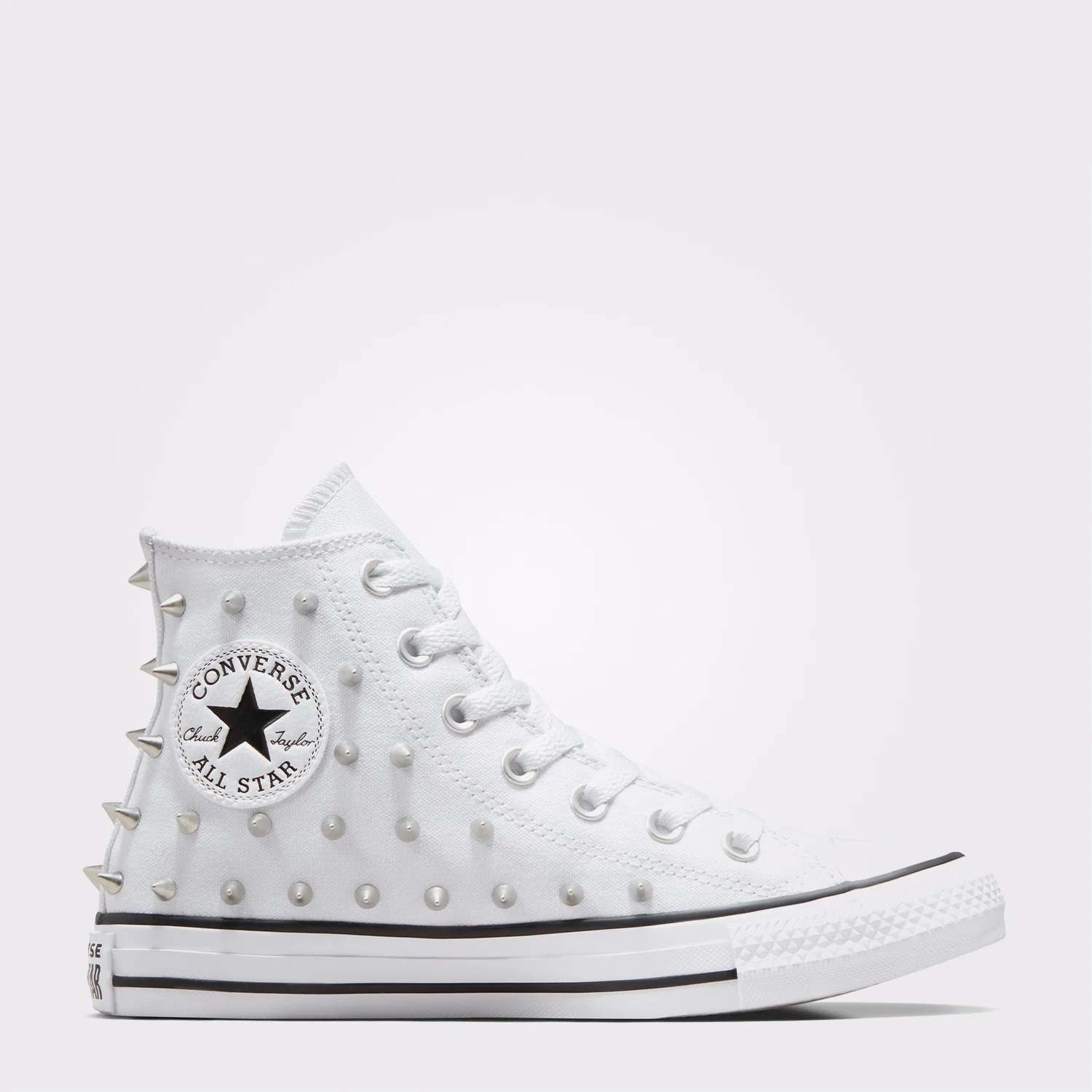 converse-chuck-taylor-all-star-studded-unisex-beyaz-sneaker-17414-1.jpg Converse Chuck Taylor All Star Studded Unisex Beyaz Sneaker - Görsel 1