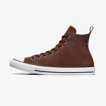 Converse Chuck Taylor All Star Unisex Kahverengi Deri Sneaker - Görsel 5