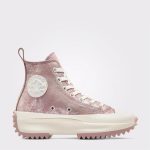 Converse Run Star Hike Unisex Pembe Süet Platform Sneaker