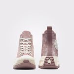 Converse Run Star Hike Unisex Pembe Süet Platform Sneaker - Görsel 2