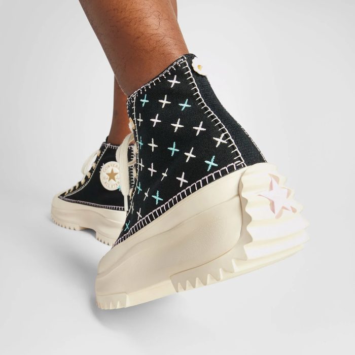 Converse Run Star Hike Unisex Siyah Platform Sneaker - Görsel 2