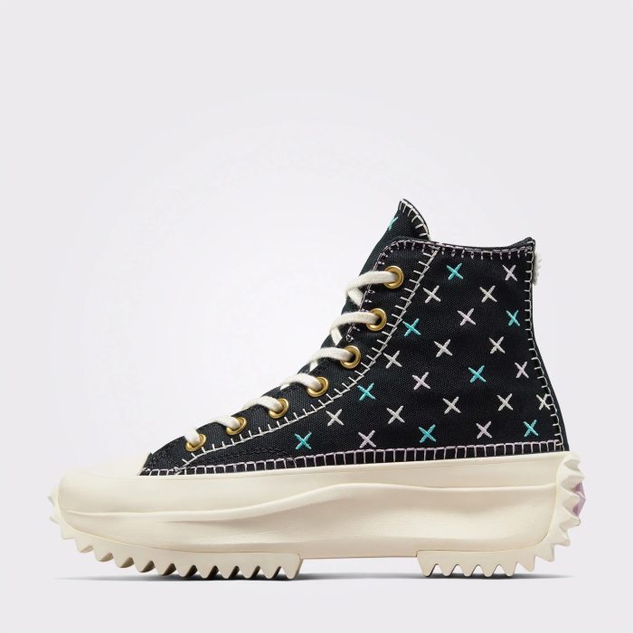 Converse Run Star Hike Unisex Siyah Platform Sneaker - Görsel 3