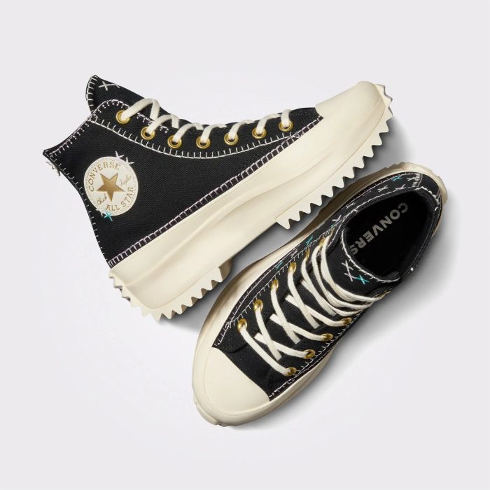 Converse Run Star Hike Unisex Siyah Platform Sneaker - Görsel 4