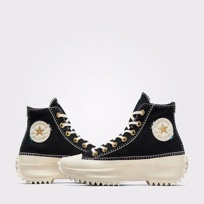 Converse Run Star Hike Unisex Siyah Platform Sneaker - Görsel 5