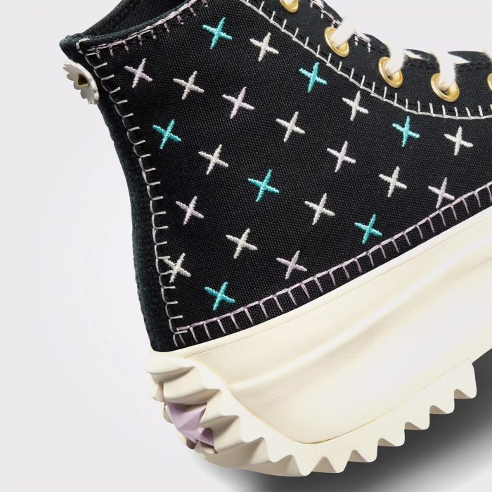 Converse Run Star Hike Unisex Siyah Platform Sneaker - Görsel 7