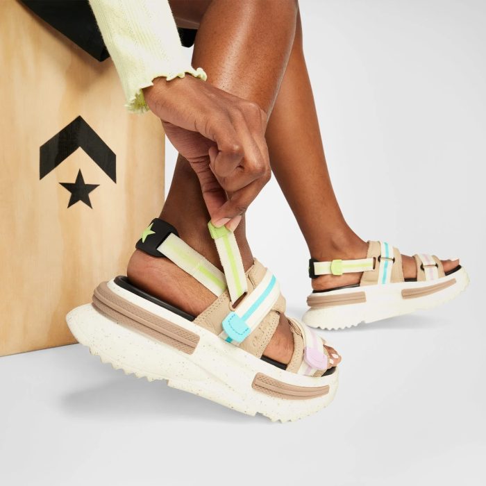 Converse Run Star Utility Sandal Cx Kadın Bej Sandalet - Görsel 4